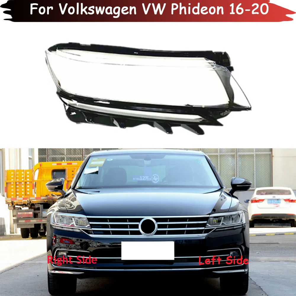 

Car Front Headlamp Caps For Volkswagen VW Phideon 2016-2020 Glass Headlight Cover Auto Lampshade Lampcover Head Lamp Lens Shell