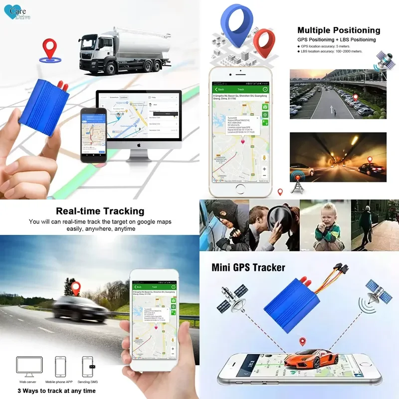 AlwayCare Live GPS Tracker Online Server Tracking Software Fleet Management Equipment for Cars Trucks Waterproof GSM