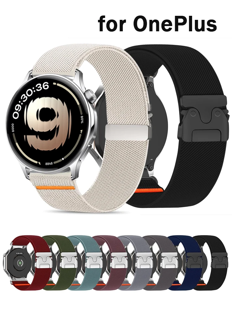 22mm Strap For OnePlus S/3/4 Pro/X2/S Smart Watch accessories Parachute Nylon Bracelet Correa for Realme Watch 5/2/3/S/Pro Band