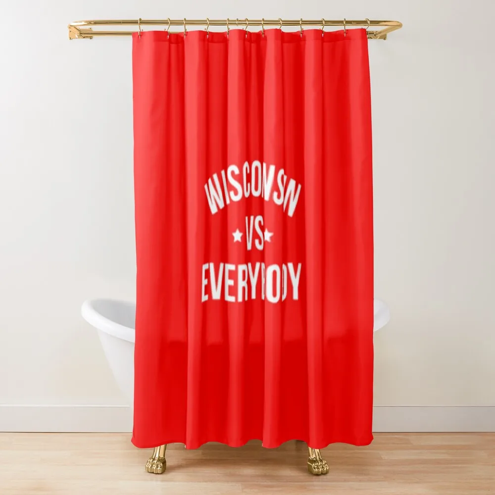 

Wisconsin Vs. Everybody Shower Curtain Shower Sets For Bathroom Bathroom For Shower Cute Bathroom Set Curtain