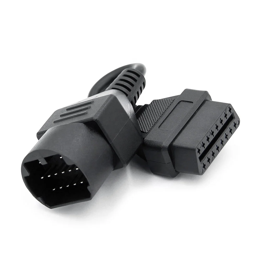 Hot Sale OBDI 17 Pin Connective Cable for Mazda Old Car to  OBDII 16 Pin Diagnostic Tool