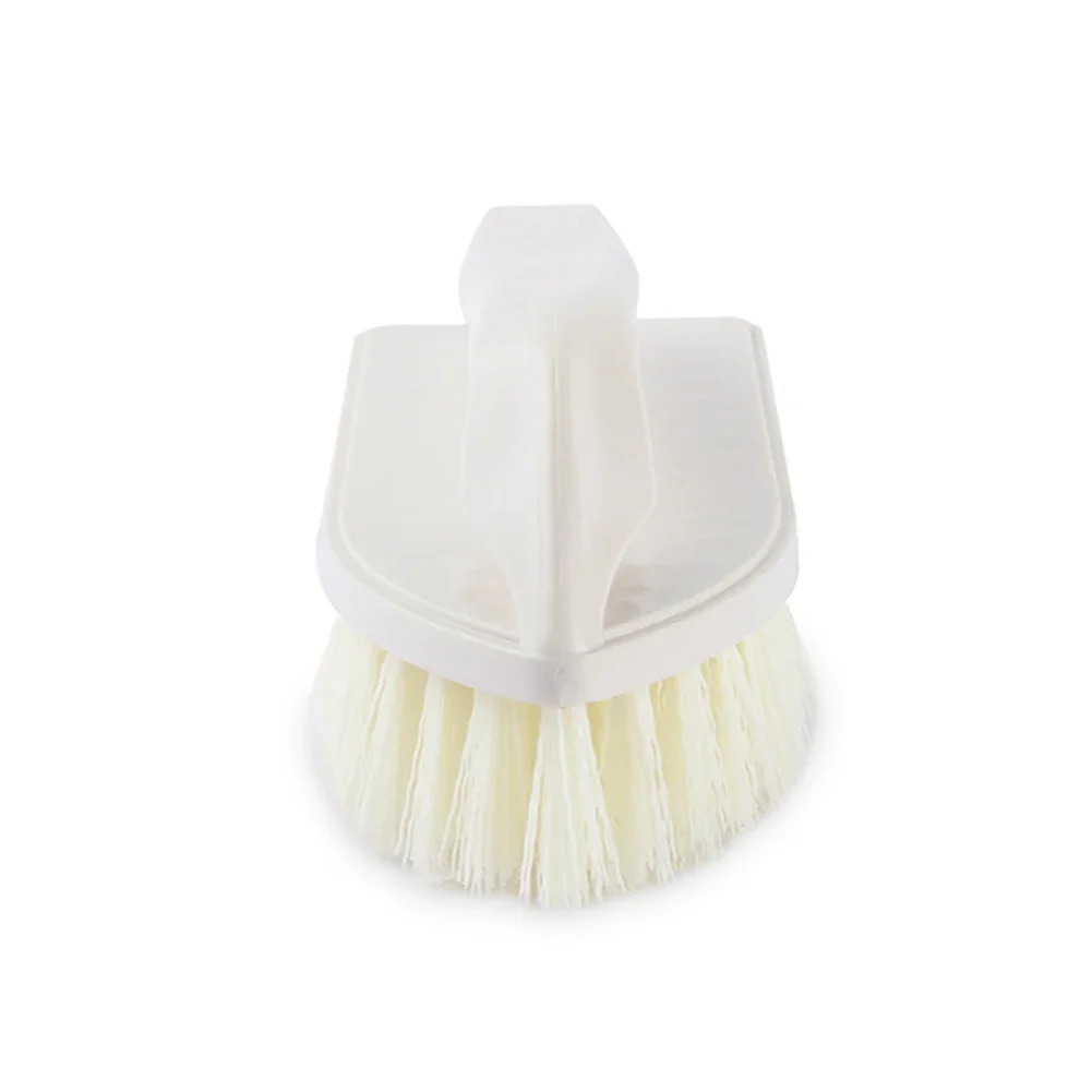 Scrubbing Brush Plastic Cleaning Scrubbing Brush With Handle Non Slip Scrubber Brush Stiff Bristle Clean Kitchen Bath Car Brush