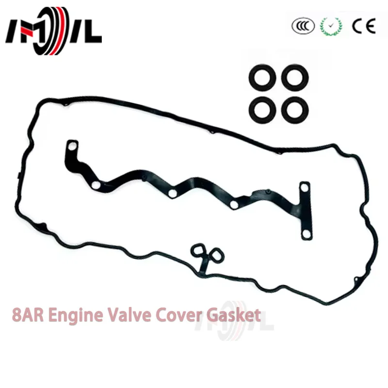 

Прокладки клапанной крышки двигателя 8AR 2.0T для Toyota Highlander, Crown, Lexus GS, IS, NX, RX, OEM 11214-36020, 11213-36050, 11193-31010, 11213