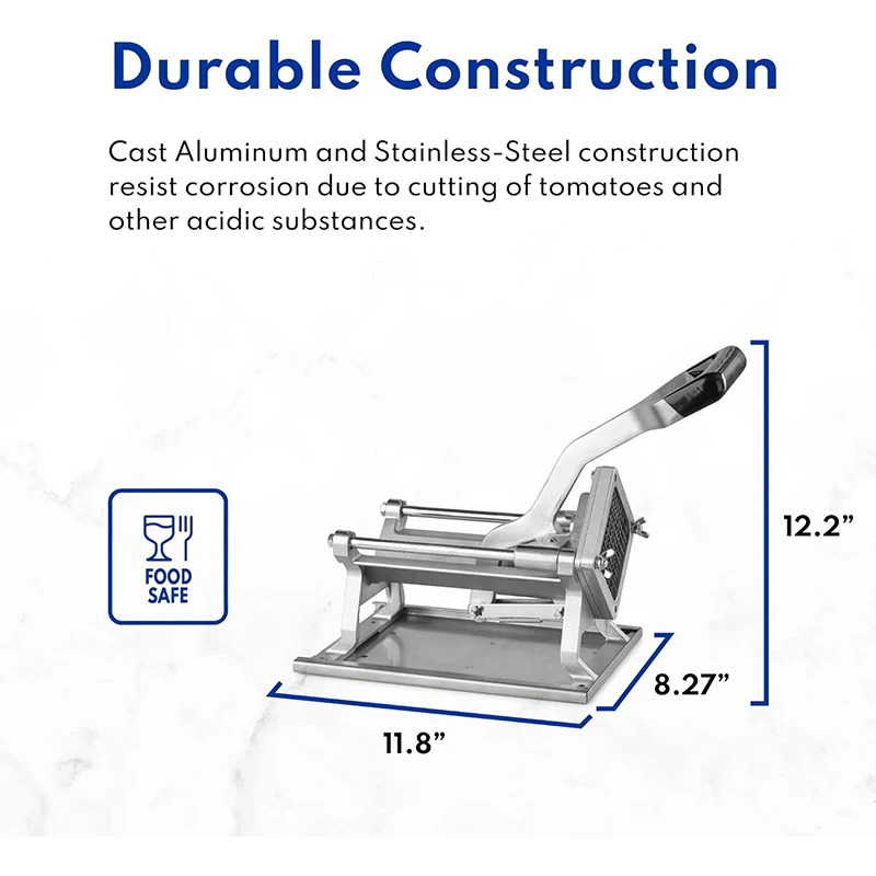 Staffa da parete multifunzione per ristorante commerciale, bancone fisso o taglierina per patatine fritte pesante per montaggio a parete