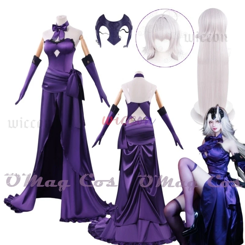 

Game Fatee/Grandd Orderr Jeannee d'Arc (Alterr) Holy Night Dinner Gown Jeanne d'Arc (Alter) Cosplay Costume Halloween Costume