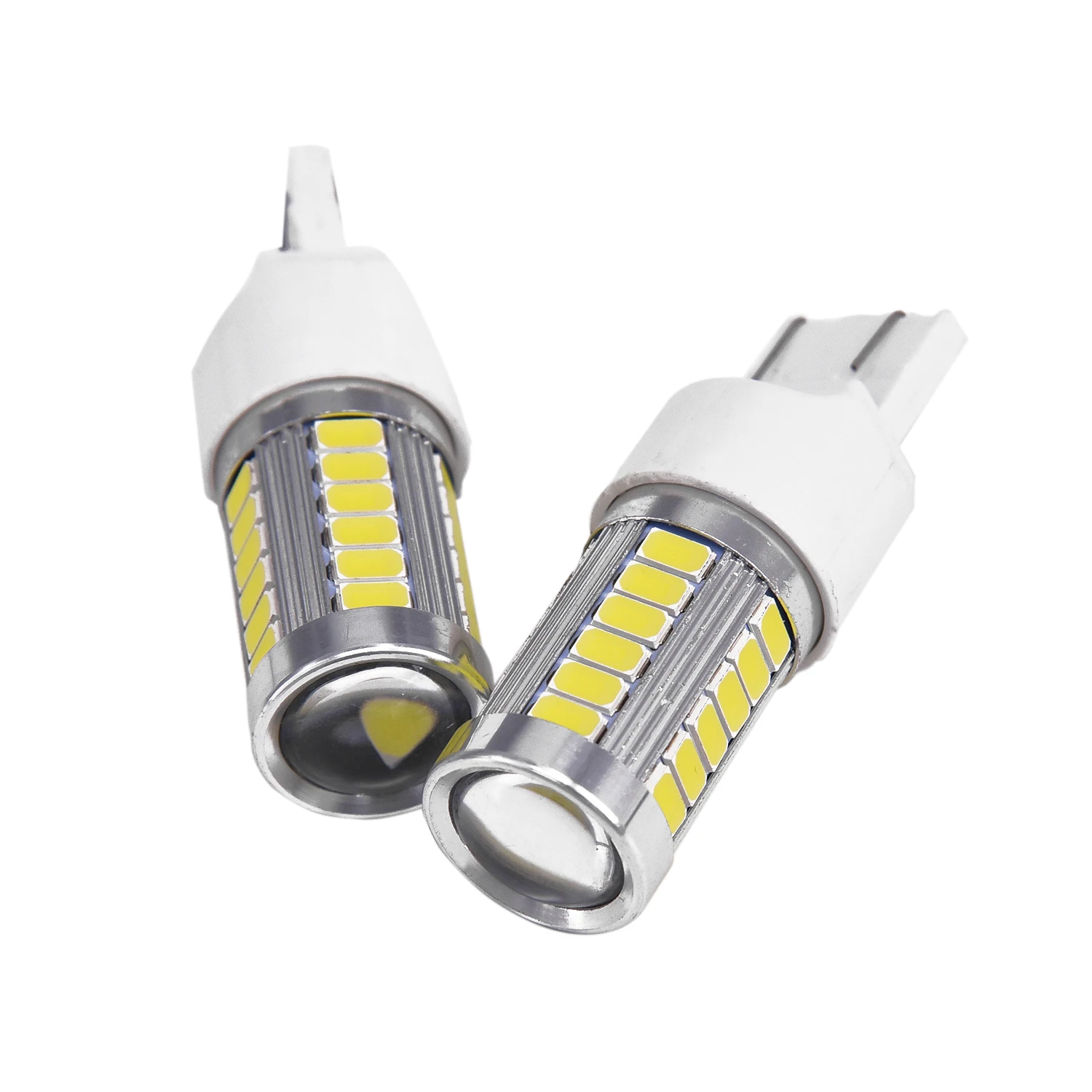 6.6W Car Backup Reverse light Brake light DC 12V White T20 Bubls 7443 7440 5630 33SMD Dome Lights Turn light High Quality