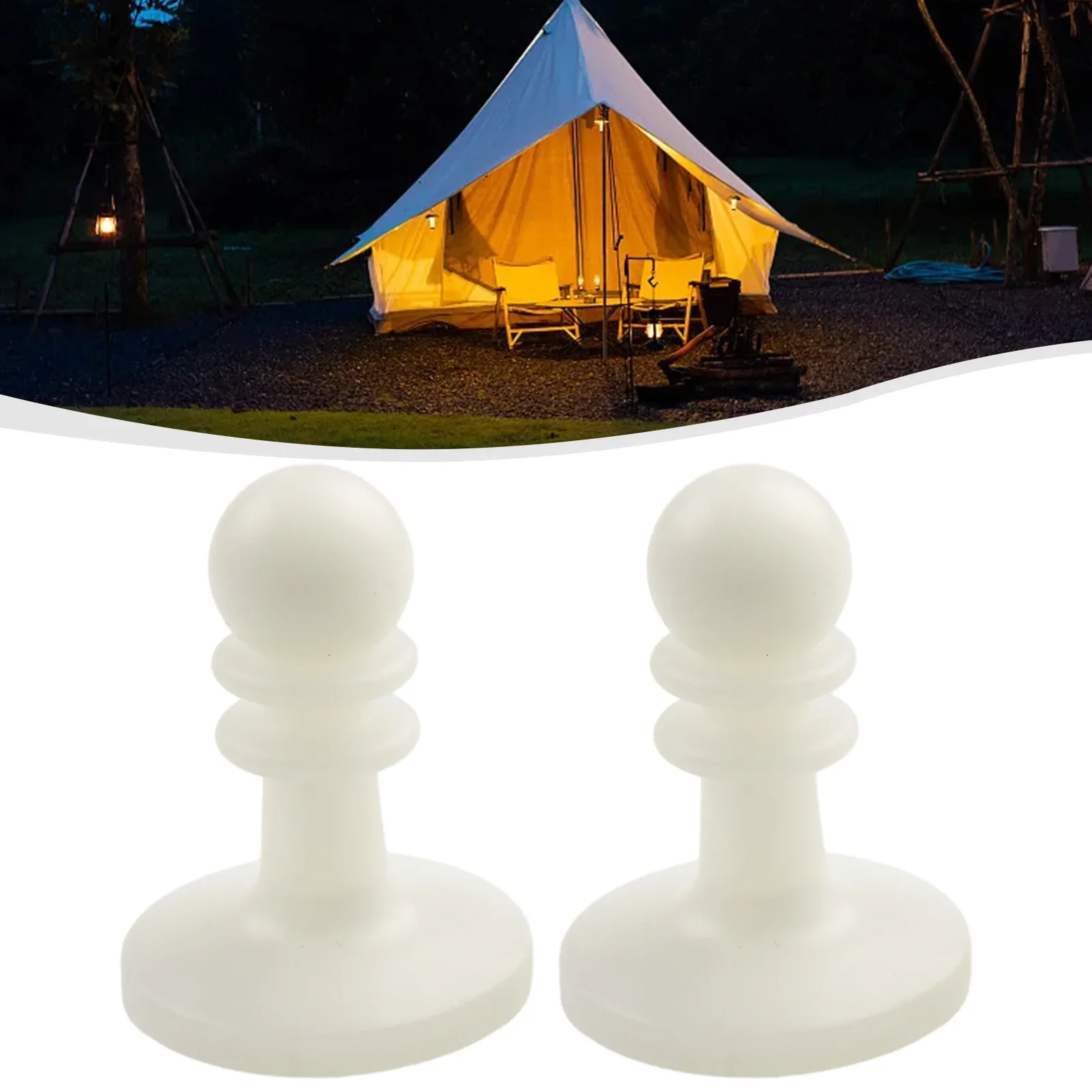 High Quality Practical Brand New Anti-thunder Cap Awning Poles Sporting Tent Camping Canopy Accessories Weight Weight