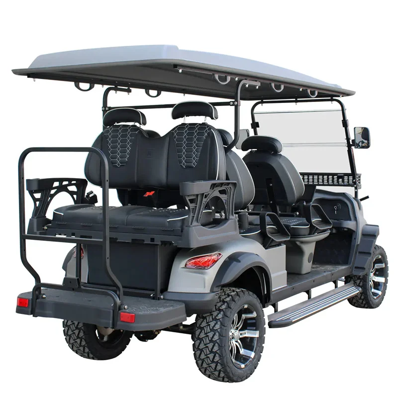 Off Road 2 4 6 8 Seater Electric Golf Cart Off Road Street Legal 48V/72V Lithium Battery Kart Lightweight Golf Cart