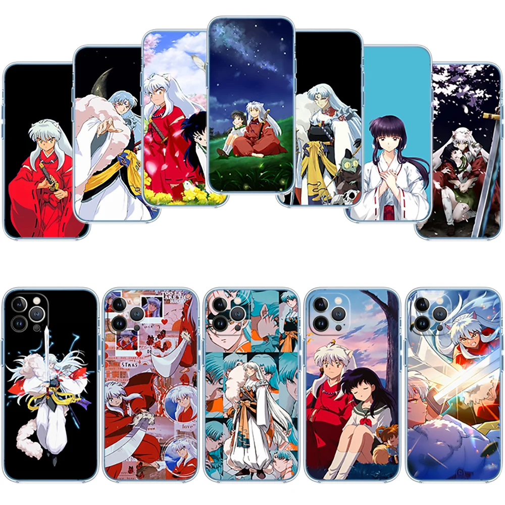 Inuyasha Transparent Phone Case for Samsung Galaxy A04 A04S A14 A23 A34 A54 M23 M33 M52 M53