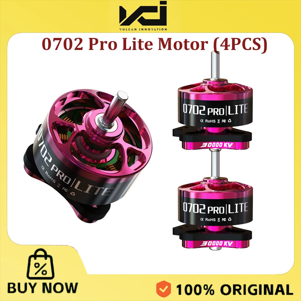 Двигатель VCI 0702 PRO LITE 23000KV 27000KV 30000KV для Micro FPV Racing Freestyle Drone 4 шт.