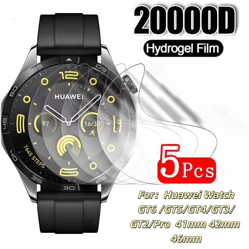 1-5PCS Hydrogel Film for Huawei Watch GT 2 3 4 5 6 GT 3 5 6 
