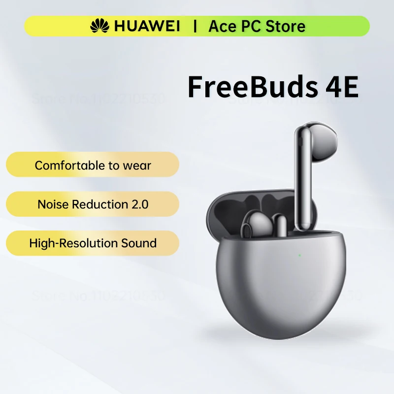 HUAWEI FreeBuds 4E Active Noise Reduction TWS Earphones Stereo Bass Bluetooth 5.2 Wireless Headphone