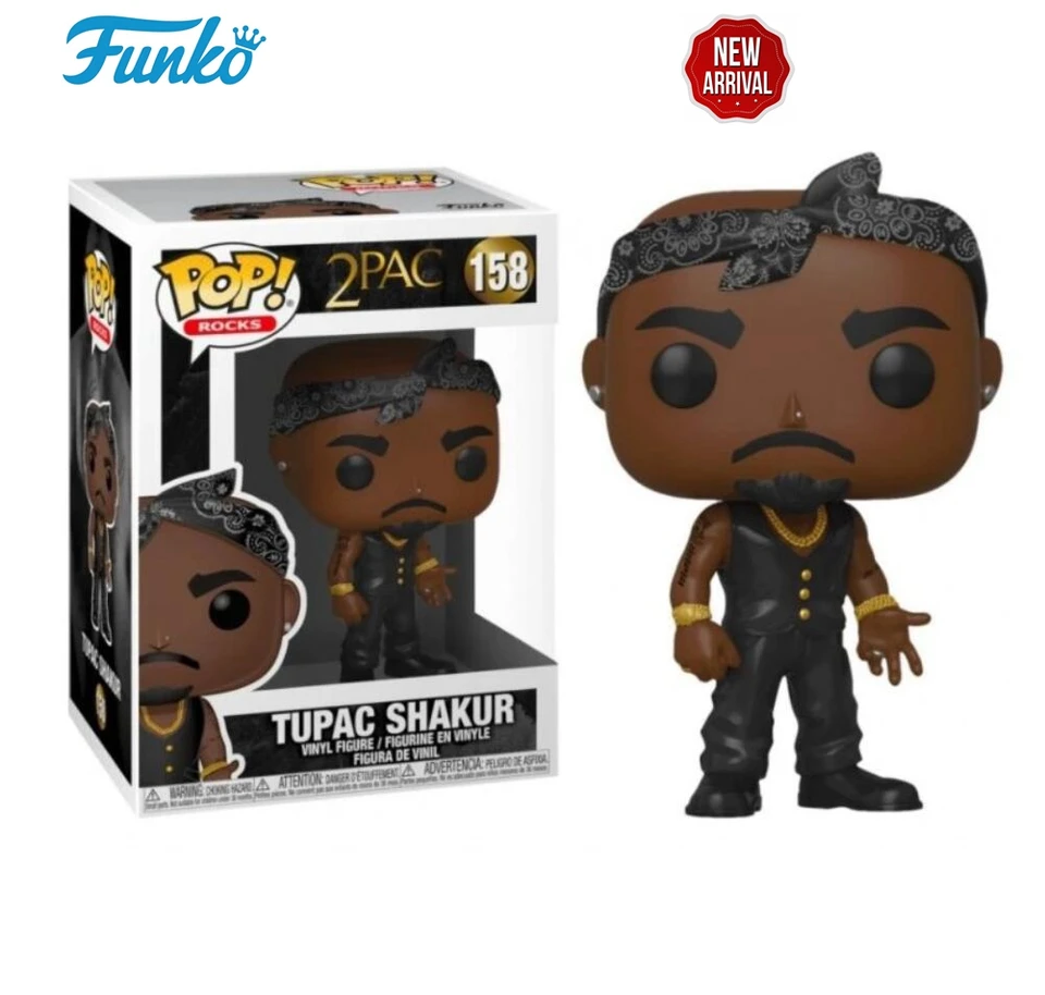 2024 New Funko POP! Rocks 2PAC Star #19 Tupac Shakur #158 Vinyl