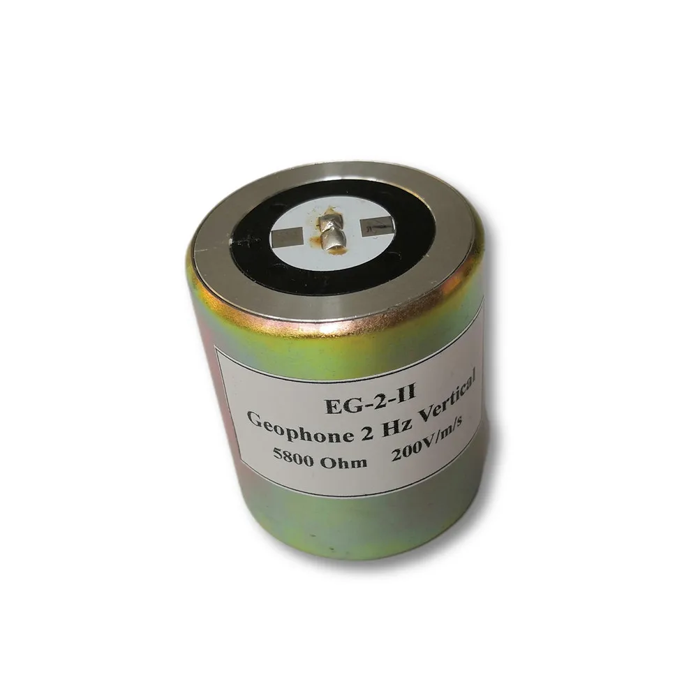 Low Frequency Geophone  2Hz Vertical EG-2-II , High Sensitivity Geophone , 200 V/m/s ,  Seismic Geophone 2 Hz in stock