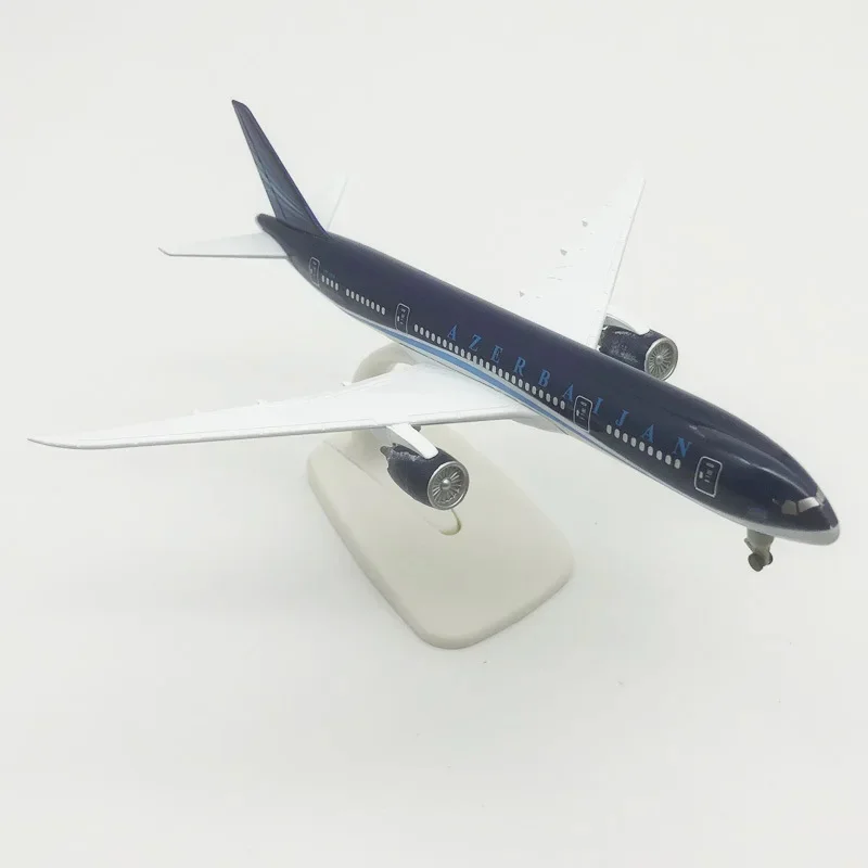 Airplane Model B787 20CM Asserbaijan Aircraft Alloy Simulation Passenger Airplanes Model Replica Decoration home