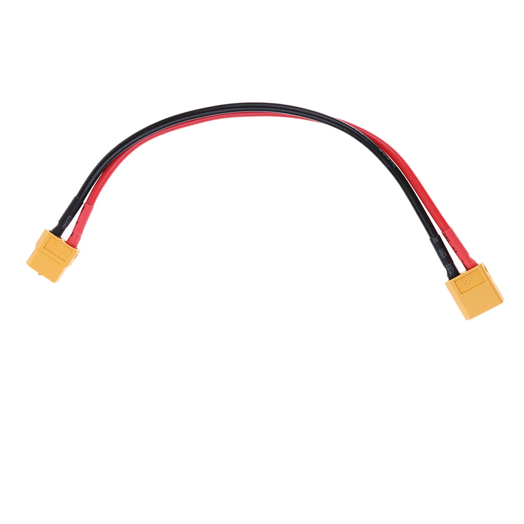 

XT60 Plug to XT60 Connector with 8 inch Silicone Cable, , RC Lipo