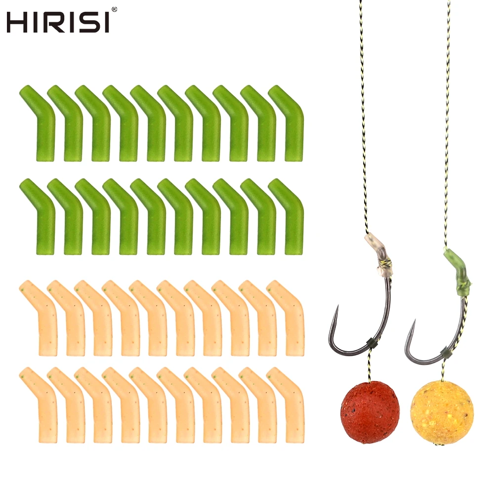 Hirisi-carpa pesca mangas anti emaranhado, alinhamento gancho, terminal, acessórios, ah201, 20 pcs/set