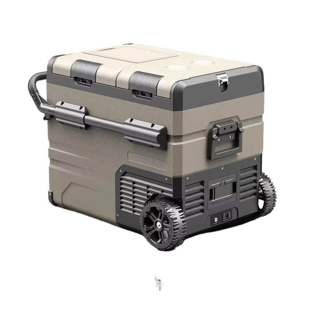 

12V24V110V220V Автомобильный холодильник Компрессор Охлаждение Двухзонная морозильная камера Отдельный контроль температуры холодильника