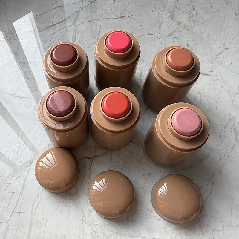 Brand skin Balm Jelly Bean Lip Gloss Spicy Marg Juice Box Pocket Blush Stick Non-fading Waterproof Blusher Moisturizing Lipstick