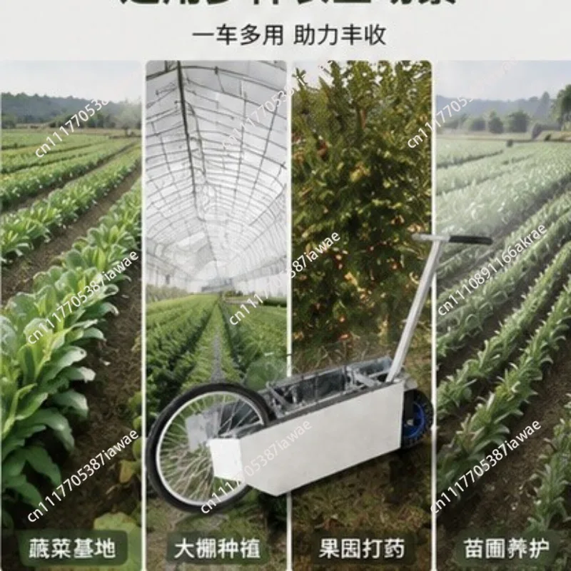 Hand push medicine truck Agricultural press hand push power sprayer Fruit tree insecticide reel medicine machine