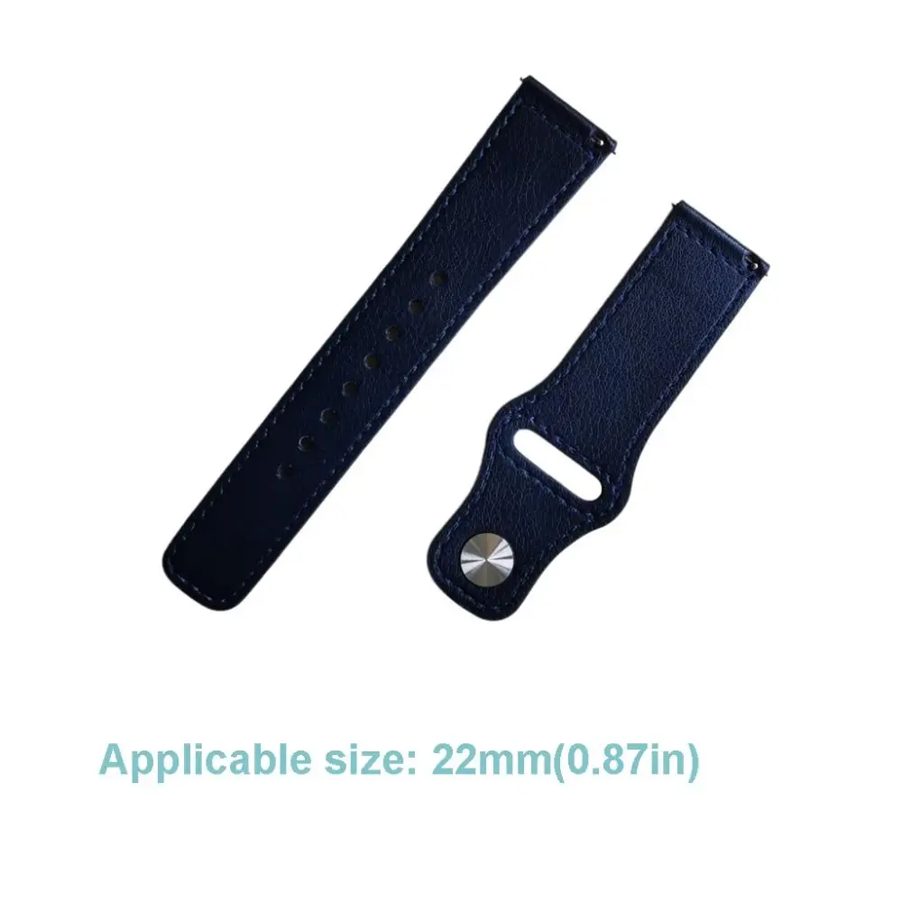 حزام ساعة جلدي قابل للتعديل ، 22 ، سوار ساعة ناعم ، إكسسوارات ساعة ذكية لرياضة smarga Gear ، جودة عالية