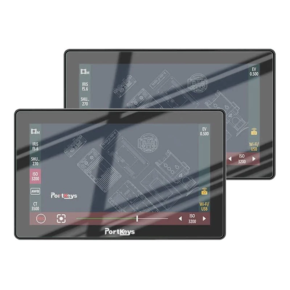 9h Hardness High Definition Premium Protective Scratch-Proof Tempered Glass Screen Protector Film for Portkeys LH5P II