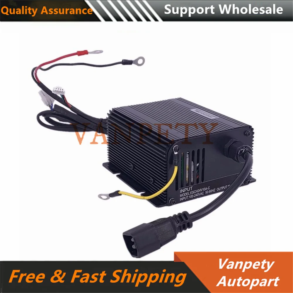 New 1PC All Electric Pallet Truck Accessories ESCH-24V10A ESCH24V10A ESCH 24V10A Internal And External Charger