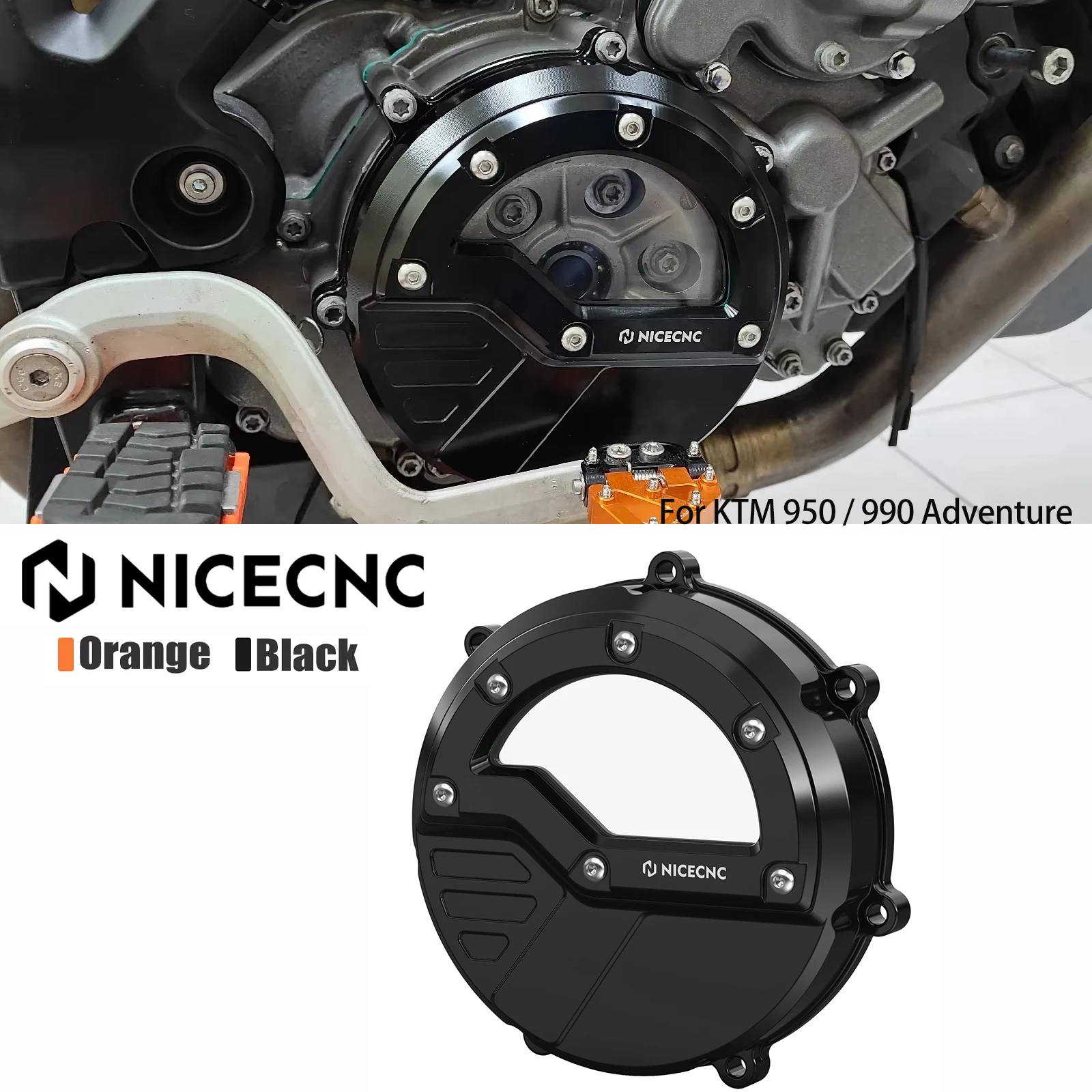 

For KTM 950 Adventure 990 Adventure 990 LC8 Adventure Transparent Clutch Cover 990 SMT SMR 990 Super Duke R 950 990 Supermoto