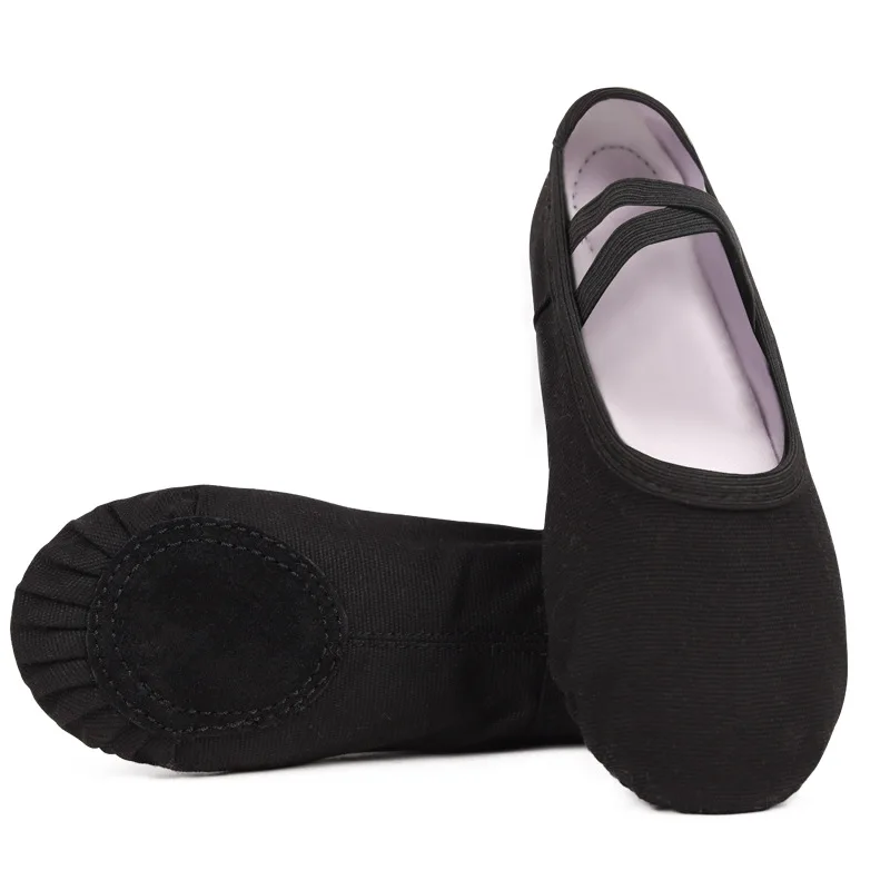 professional quality children dance slippers canvas soft sole belly yoga gym ballerinas girls woman man ballerinas