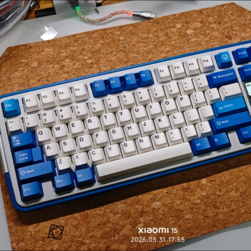Blue Ocean Theme Keycap Set 170+ Key Customized ABS Material Cherry Profile for Wooting Mechanical Keyboard Accessories Gift