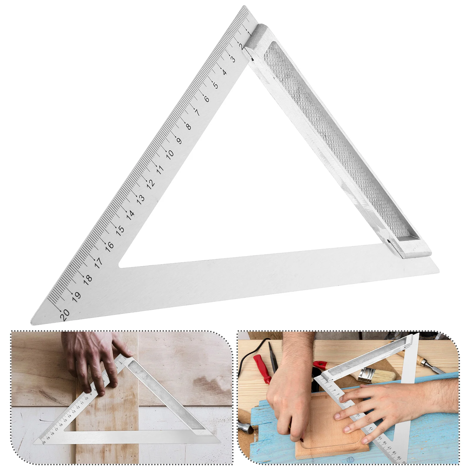 

Square Engineers Ruler Tool Measuring for School Triangular Scale Drafting Child