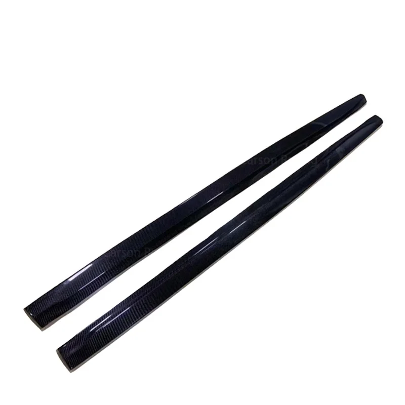 

Wet Carbon Fiber Side Skirt Diffuser Lip Spoiler For Porsche Panamera 971 2017-2019 Rear Body Kit Spoiler Guard