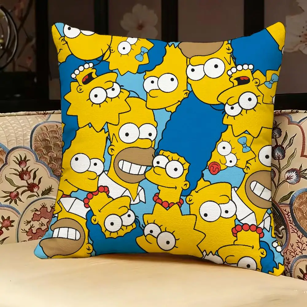 The S-Simpsons Anime-Kissenbezug, doppelseitig bedruckt, Sofakissen, Kopfteilkissen für Schlafzimmer – Detail 20