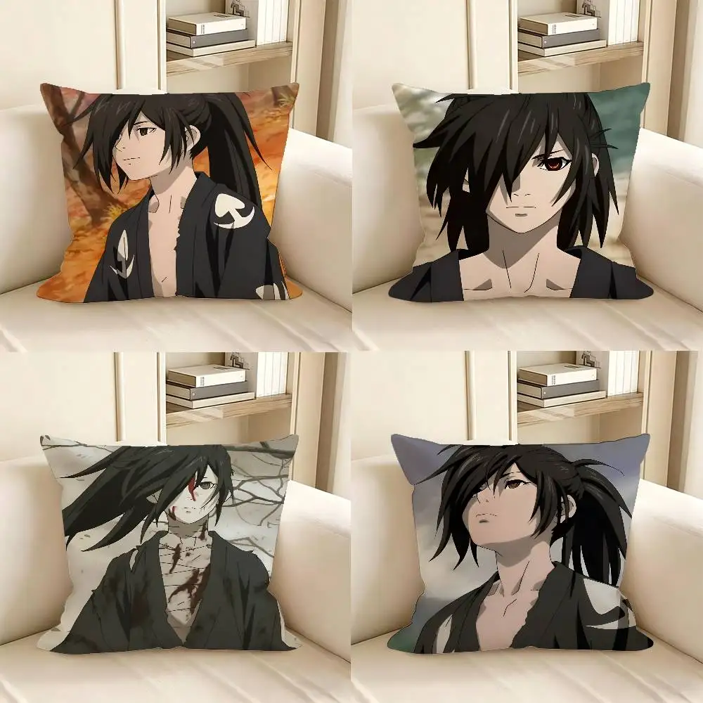 1pc Hyakkimaru Pillow Case Fashion Square Pillowcase Bedroom Sofa Room Ins Decoration Leisure