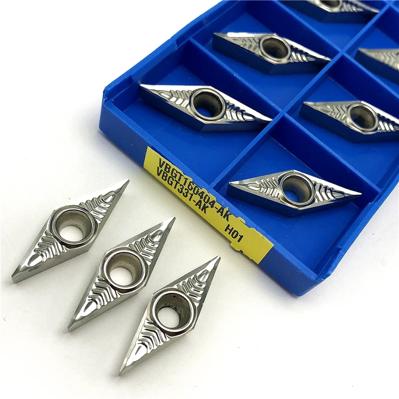 VBGT160402 VBGT160404 VBGT160408 AK H01 Aluminum Inserts Internal Turning Tool CNC Lathe Tools High Quality Aluminum Copper Tool