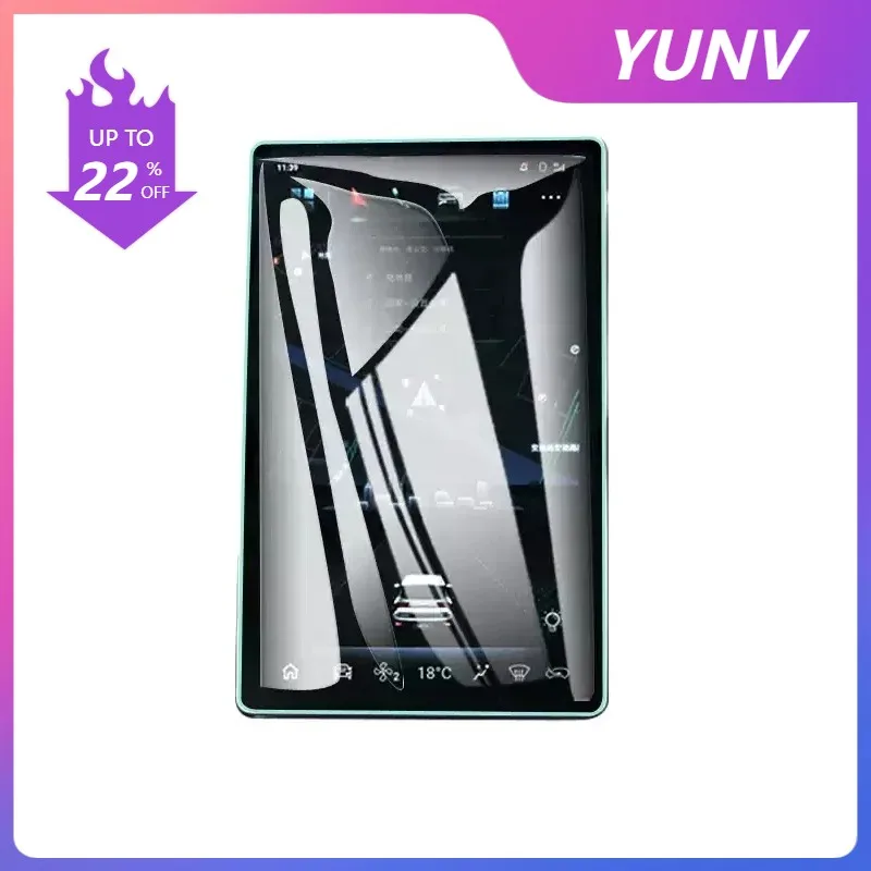 YUNV For NETA AYA V 2024-Present Car GPS Navigation Screen Protect Tempered Film Dashboard Display Sticker Interior Auto Accesso