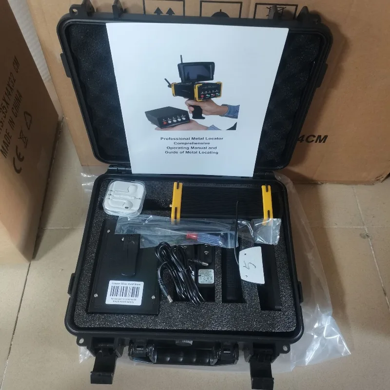 Detector de metais subterrâneo remoto americano, localizador de tesouro, ouro, prata, cobre, detector arqueológico, série blackhawk