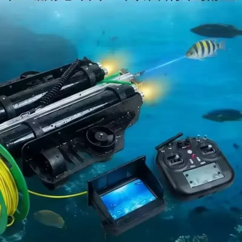 Used for Commercial ROV Underwater Drone with HD Camera Sonar Infrared Night Vision and Harpoon for Underwater