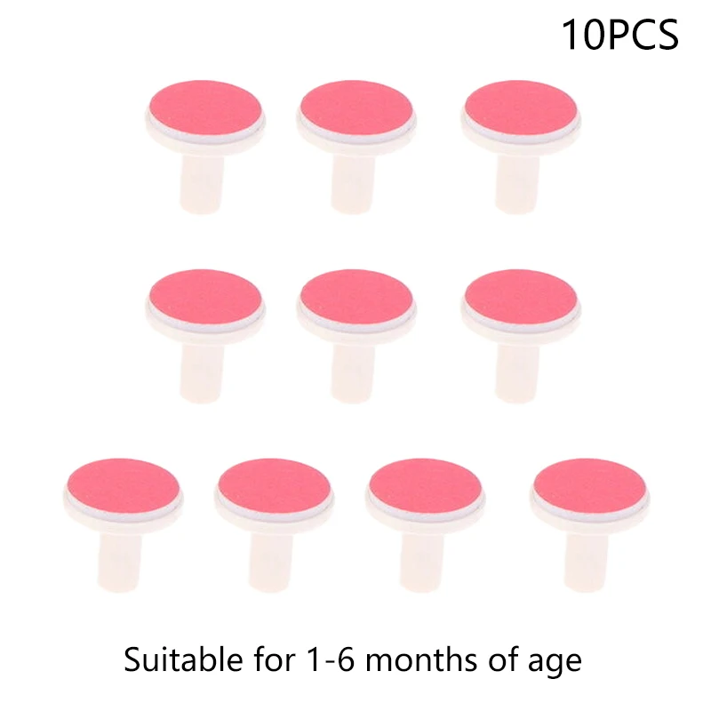 10Pcs Baby Nail File Pads Electric Nail Trimmer Replacement Pads Baby Nail Grinding Heads For Kid Newborn Infant Toddler