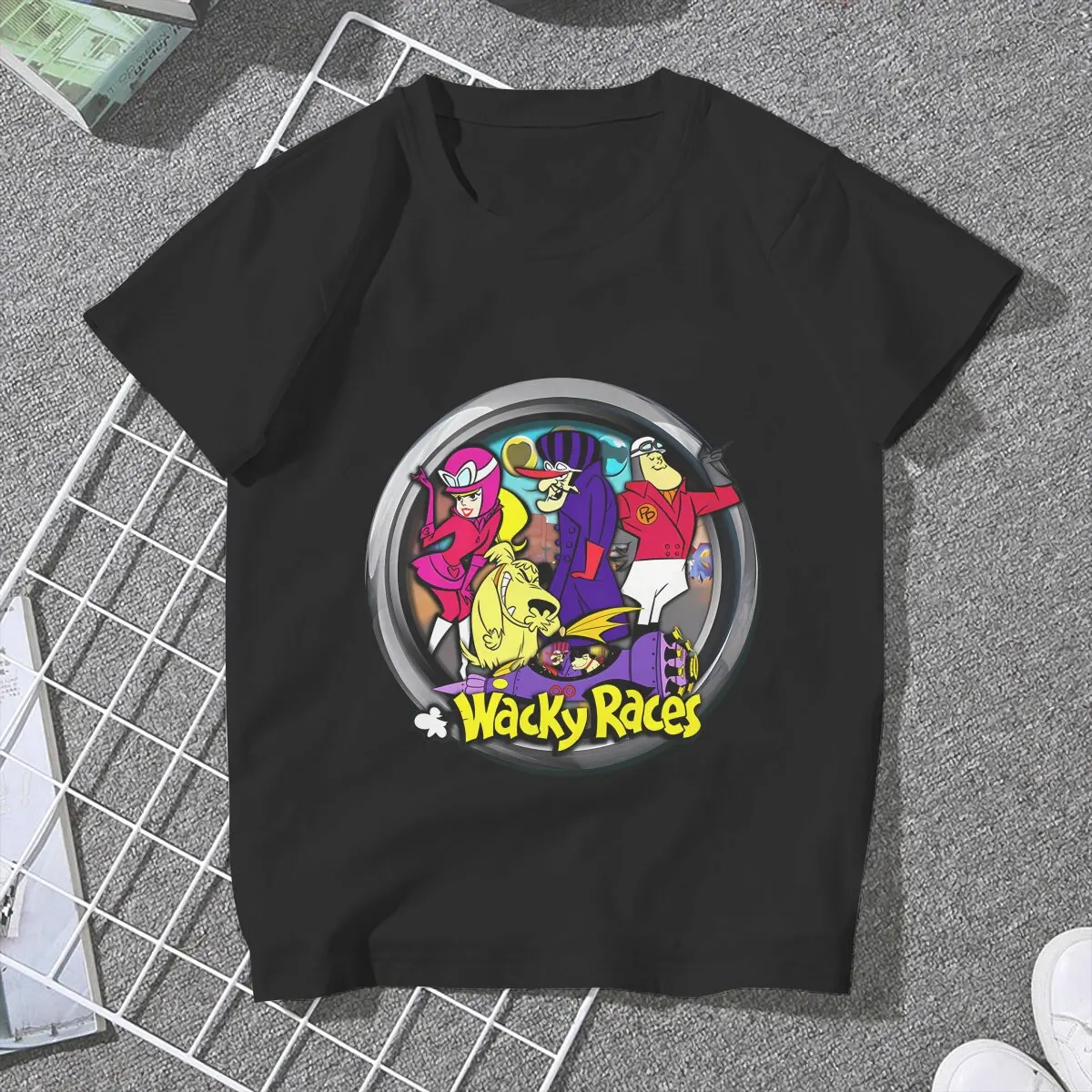 Special Women's T Shirt Muttley Wacky Races Girls Tees Kawaii Polyester Tops Graphic Tshirt y2k Hipster