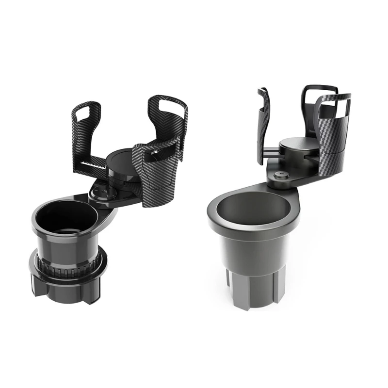 

Convenient Drink Holder Rotating Cup Rack ABS for Driver & Passenger Beverages