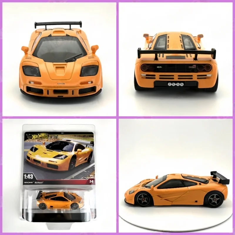 

In Stock Genuine Hot Wheel 1:43 Collection Series Iron Bottom Rubber Tire Children'S Toy Cars 1995 Mclaren F1 Collect Cars Model