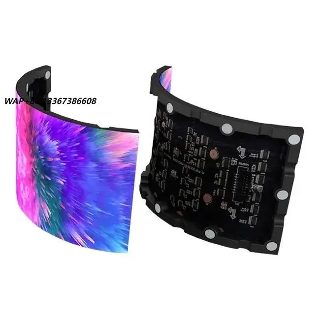 Ondersteuning OEM/ODM Flexibele LED-schermen voor binnen, kleine pixelafstand, zachte modules, flexibel display scherm voor reclame in winkels