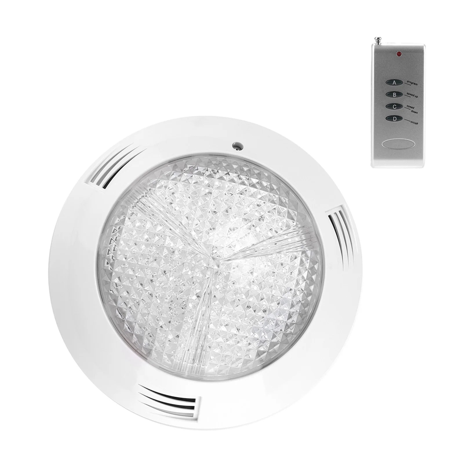 Luce subacquea a LED AC12V 35W 360LED RGB Lampada subacquea multicolore per piscina impermeabile con telecomando