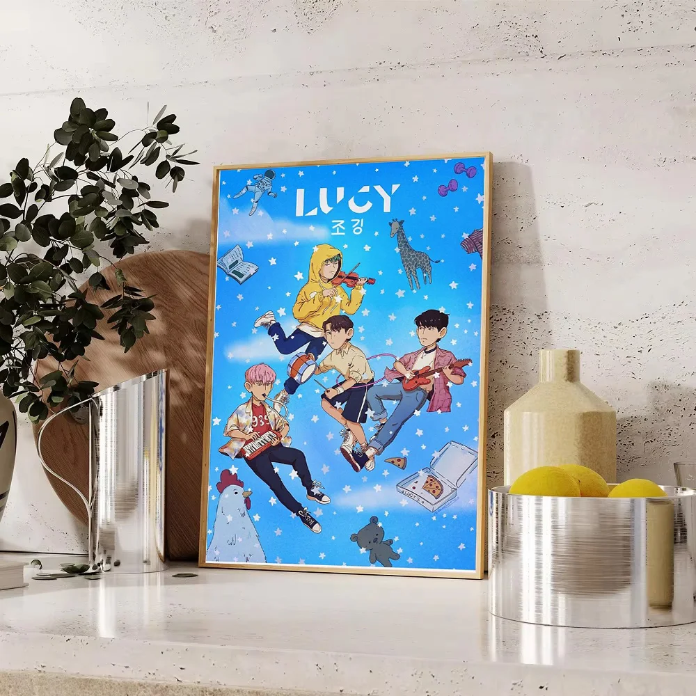 Аниме Мальчик Холст Настенное Искусство Kpop Декор Крутой Плакат Декор Комнаты Эстетический Японский Подарок Модный Домашний Декор Уникальное Настенное Искусство
