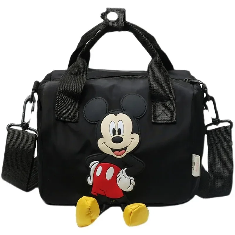 4 Style Disney Mickey Mouse Cartoon Girl Handbag Children Storage Bag Girls Cartoon Mickey Minnie Mouse Bowling Bag Shoulder Bag