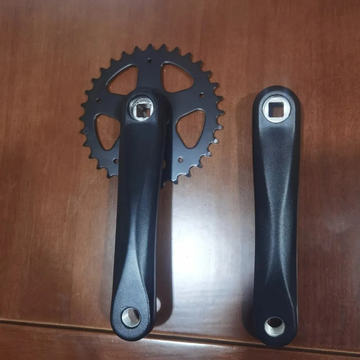 Bicycle 32 tooth plate 165 aluminum leg crank complete light and durable