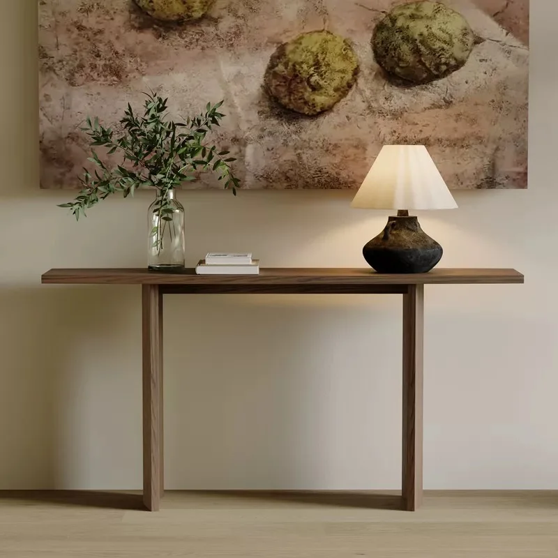 #Luxury Narrow Console Table Design Drawer Modern Entryways Table Decorative Furniture Entrance Console Living Room Furniture