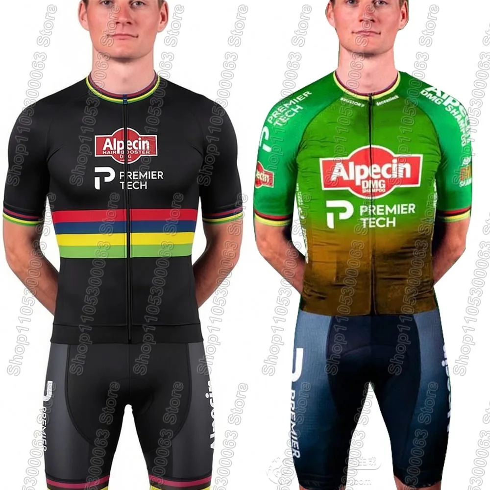 Conjunto de Jersey de Ciclismo Alpecin Premier-Tech 2026 mvdp, Ropa Mathieu Van der Poel, Camiseta de Ciclismo de Carretera para Hombre, Traje con Culotte de Ciclismo