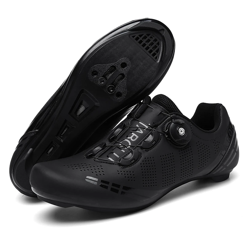 Cycling MTB Shoes with Cleats Men Route Cleat Road Bike Speed Sneaker Racing Women Bicycle Mountain Spd Biking Footwear